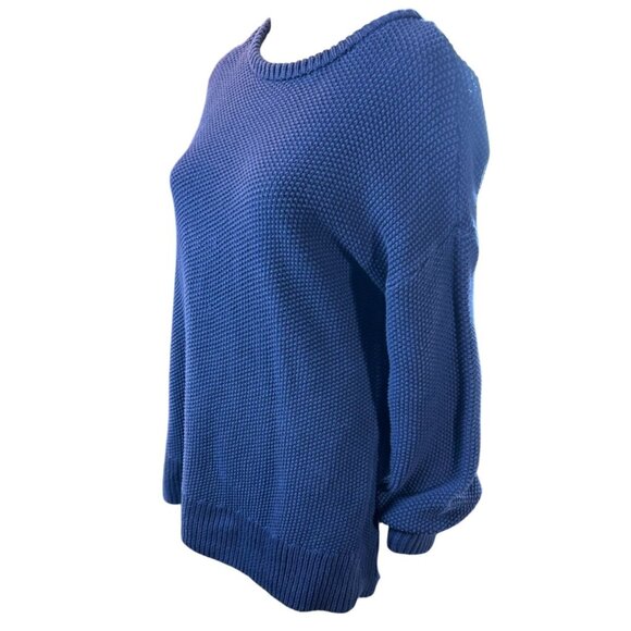 Old Navy Textured Tunic Sweater in Lost at Sea Blue Size Medium - Picture 1 of 6